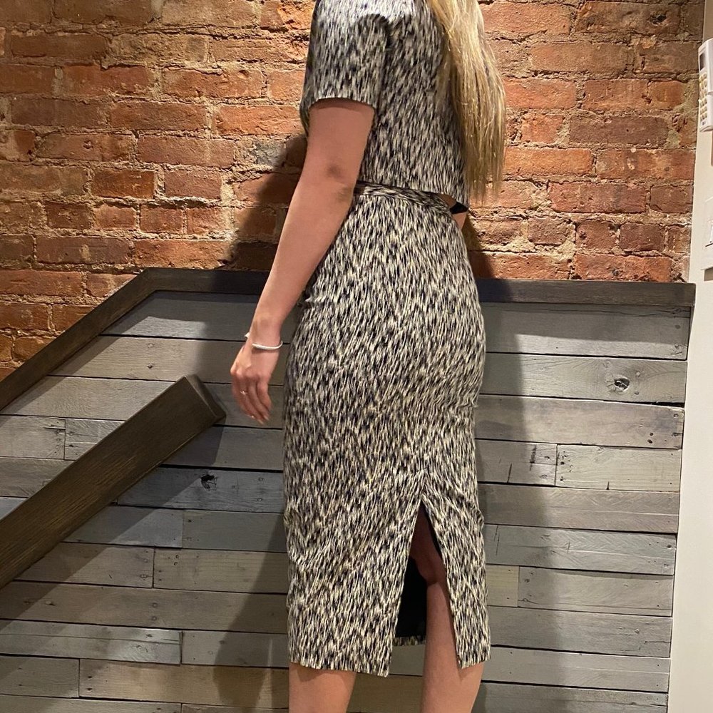 Ronny Kobo Printed Crop Top + Pencil Skirt Set - Picture 2 of 5
